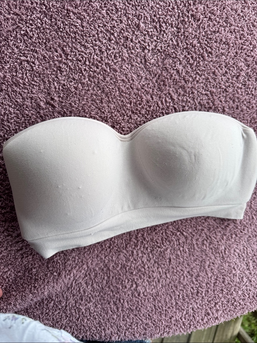 Auden Strapless Padded Bandeau - White